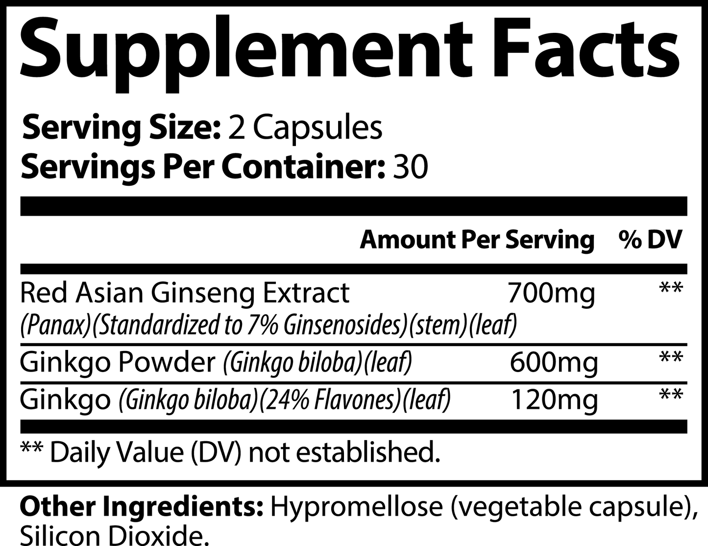 Memory & Cognitive Formula